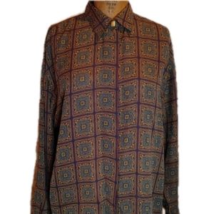 Vintage Rafaella blouse top with cuffed sleeves
